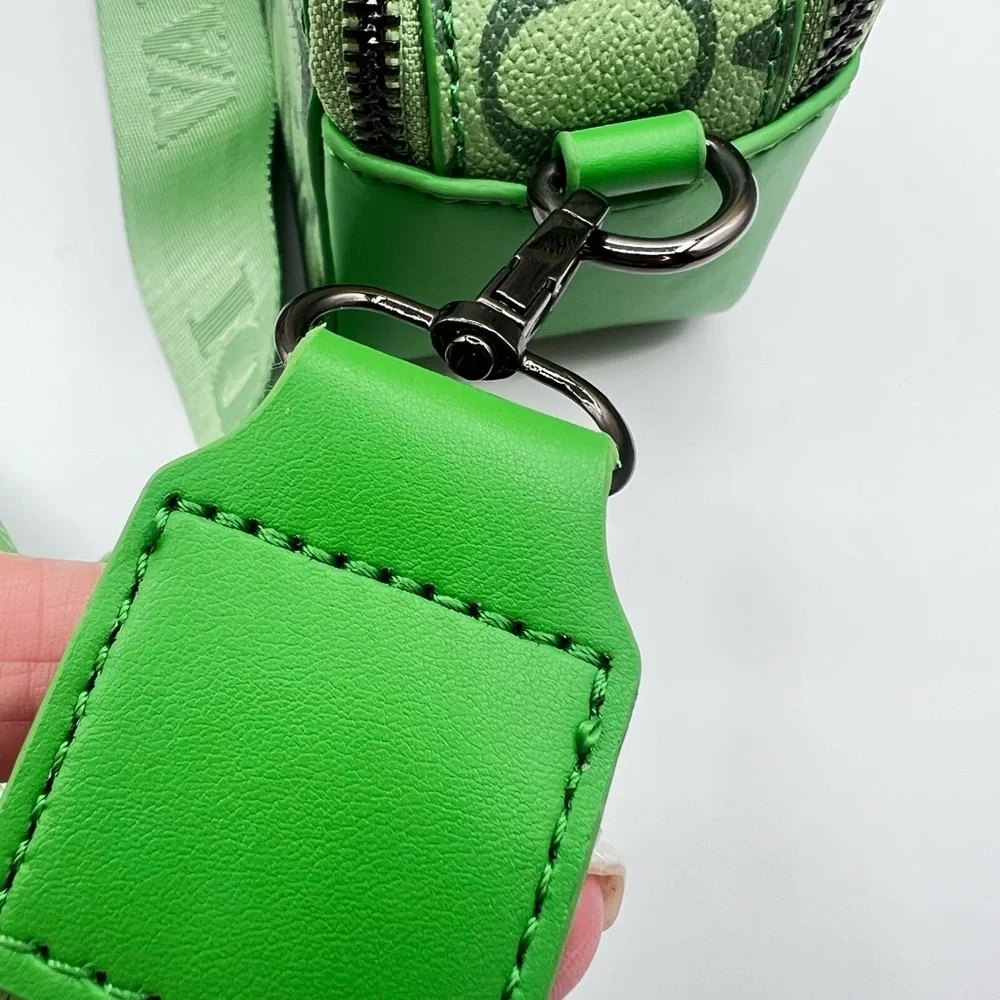 Valentino Orlandi Vivid Green Crossbody Bag